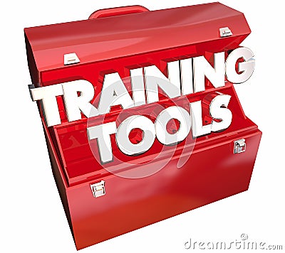 Training Tools Toolbox Learning Education Course Stock Photo