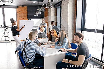 Training workshops for young people Stock Photo