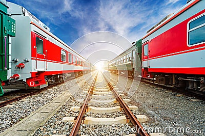 Trains Stock Photo