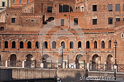 Trajan Market Rome Stock Photo