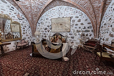 Trakai castle in Lithuania. History, historical site Editorial Stock Photo