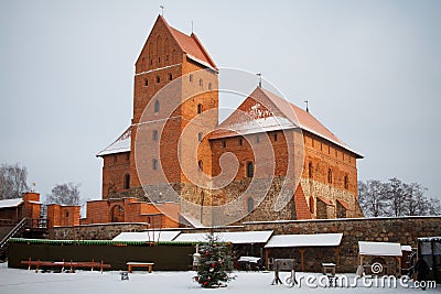 Trakai castle, Lithuania Editorial Stock Photo