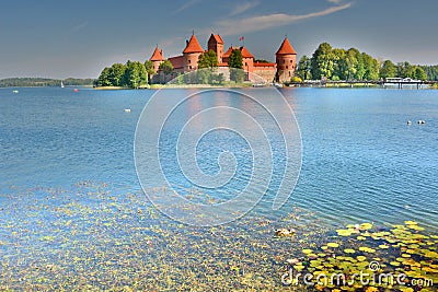 Trakai Island Castle. Trakai. Lithuania Stock Photo