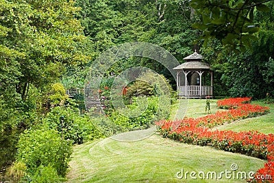 Tranquil Garden Stock Photo