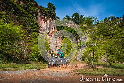 Tranquility and adventure experience at Tadom Hill Resort Editorial Stock Photo