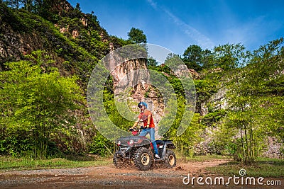 Tranquility and adventure experience at Tadom Hill Resort Editorial Stock Photo