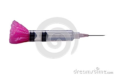 Tranquilizer dart Stock Photo