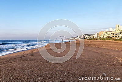 Tranquill Early Morning Coastal Landscape in South Africa Stock Photo