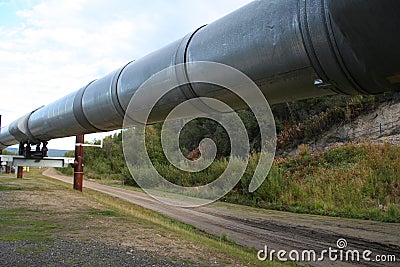Trans Alaskan Pipeline, Alaska Stock Photo