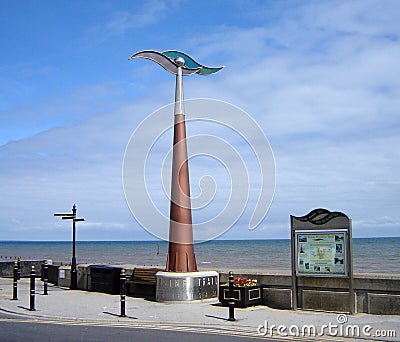 Trans Pennine Trail Signs At Hornsea Editorial Stock Photo