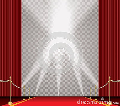 Trans spot on carpet Vector Illustration