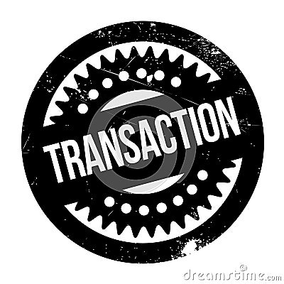 Transaction rubber stamp Vector Illustration