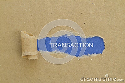 Transaction Stock Photo