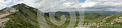 Transalpina road in Romania Stock Photo