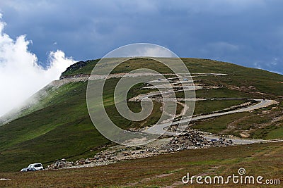 Transalpina Road, Transylvanian Alps, Romania Stock Photo