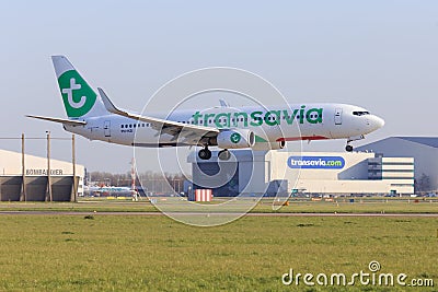 Transavia jet new livery Editorial Stock Photo