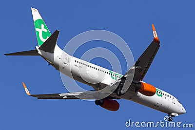 Transavia 737 with partial GOL livery Editorial Stock Photo