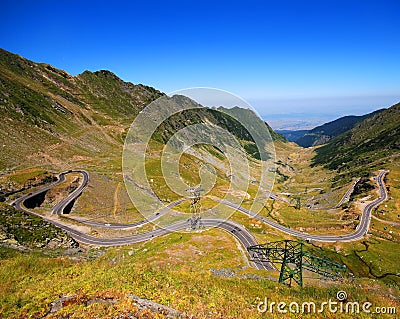 Transfagarasan Road - Romania Stock Photo