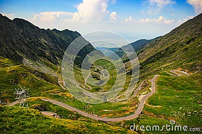 Transfagarasan road, Romania Stock Photo