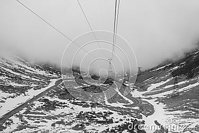 Transfagarasan Road Stock Photo