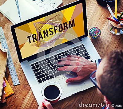 Transform Create Design Style Word Concept Stock Photo