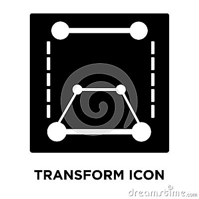 Transform icon vector isolated on white background, logo concept Vector Illustration