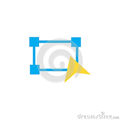 Transform icon vector sign and symbol isolated on white background, Transform logo concept Vector Illustration