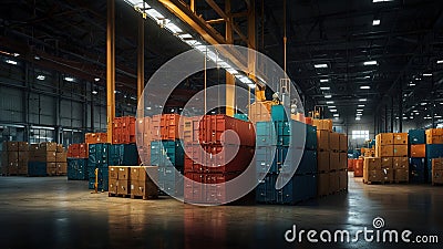 RealTime Supply Chain Optimization Visualize Analyze and Improve Operational Efficiency with DataDriven Stock Photo