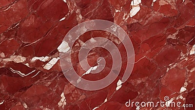 Luxury in Red: Rosso Levanto Marble's Opulent Veins. AI Generate Stock Photo