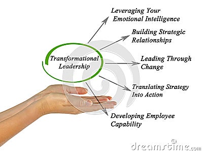 Transformational Leadership Stock Photo