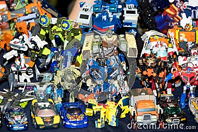 Transformers toy for sale Editorial Stock Photo