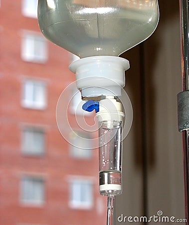 transfusion bottle, iv Stock Photo