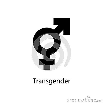 transgender sign icon. Element of minimalistic icon for mobile concept and web apps. Signs and symbols collection icon for website Stock Photo