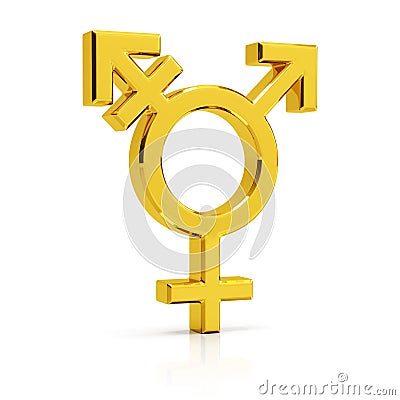 Transgender symbol Stock Photo