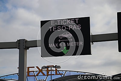 Transit terminal for the ferry in Den Helder to the island of Texel Editorial Stock Photo