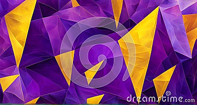 Translucent colored geometric shapes create depth with sharp angles and smooth transitions Stock Photo