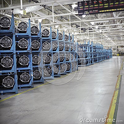 Transmissions factory Stock Photo