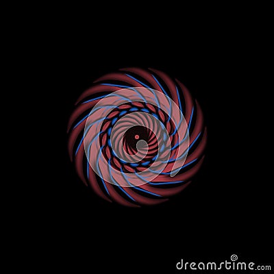 Transparent Abstract spiral blue red elegan for logo or symbol or etc Stock Photo