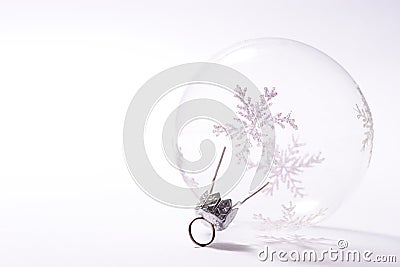 Transparent bauble Stock Photo