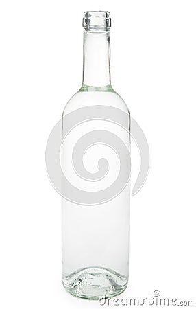 Transparent bottle Stock Photo