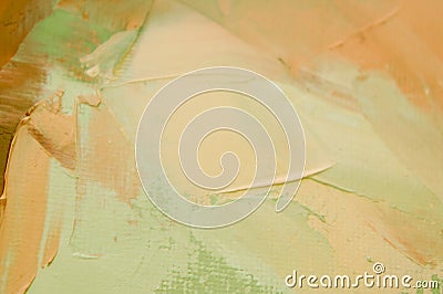 Transparent ethereal effect. Closeup of the painting. Highly-textured colorful abstract painting background. Stock Photo