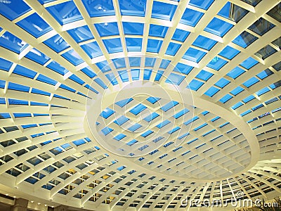 Transparent roof Stock Photo