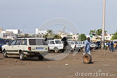 Transport in Africa Editorial Stock Photo