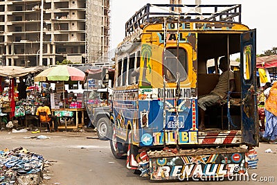 Transport in Africa Editorial Stock Photo