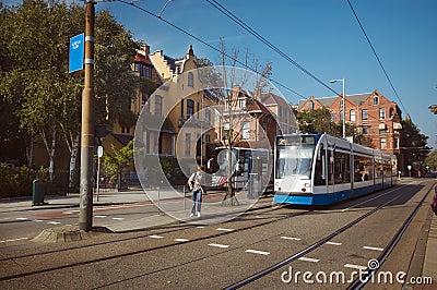 Transport in amsterdam Editorial Stock Photo