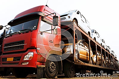 Transport cars Stock Photo