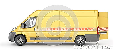 Transport for delivery isolated Cartoon Illustration