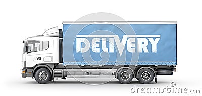 Transport for delivery isolated Cartoon Illustration