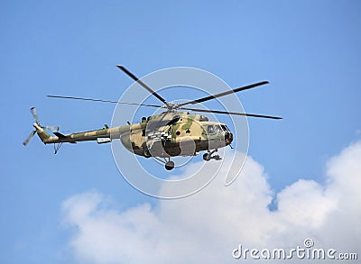 Transport helicopter Stock Photo