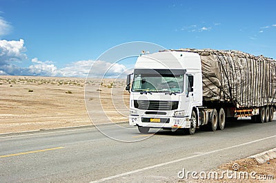 Transport truck Stock Photo